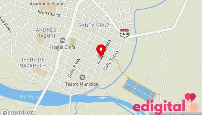 mapa de LADY LABS Farmacia en Tambo Grande