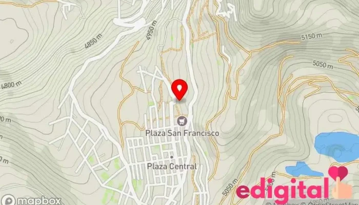 mapa de Lunar De Oro Bar en La Rinconada 21355
