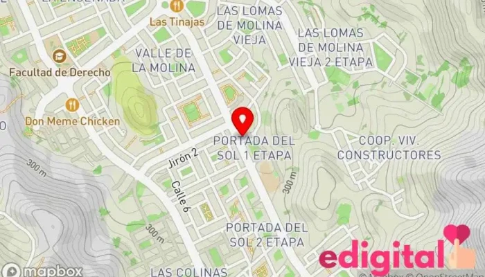 mapa de MAXIFARMA Farmacia en La Molina