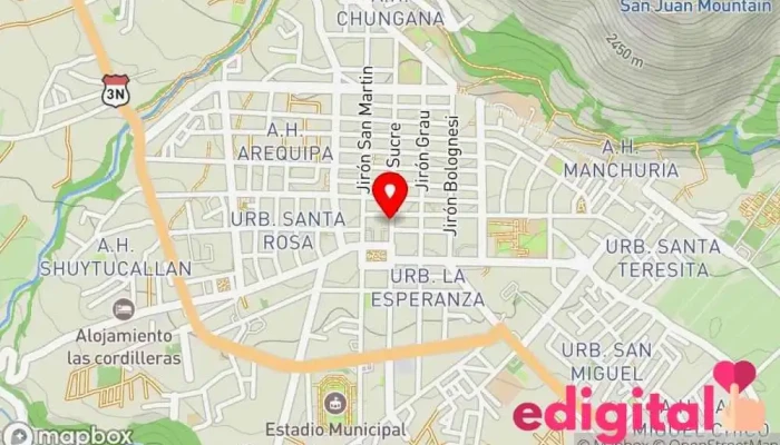 mapa de Mi Botica Farmacia en Caraz