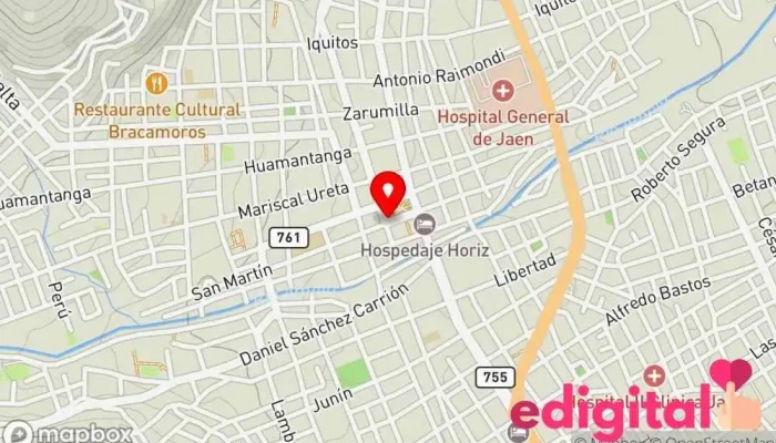 mapa de Mi Farma Farmacia en Jaén