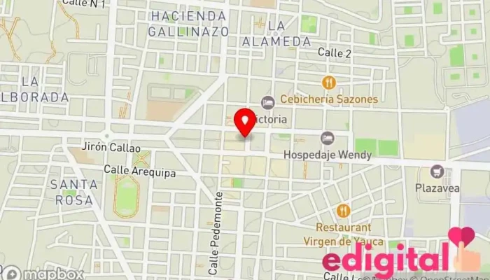 mapa de Mi Farma Farmacia en Pisco