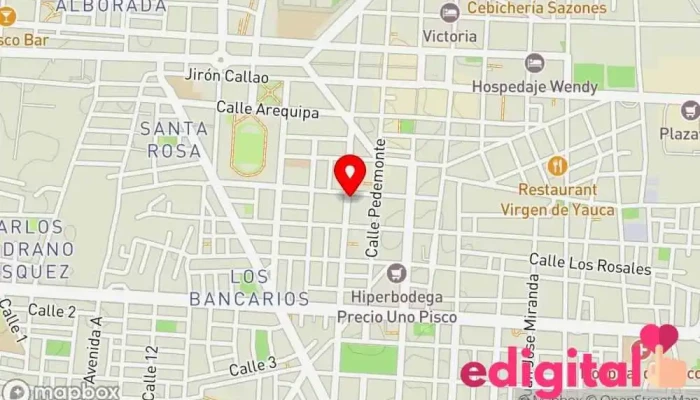 mapa de Mi Farma Farmacia en Pisco
