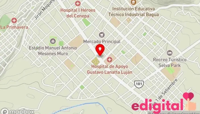 mapa de Mi Farma Farmacia en Bagua