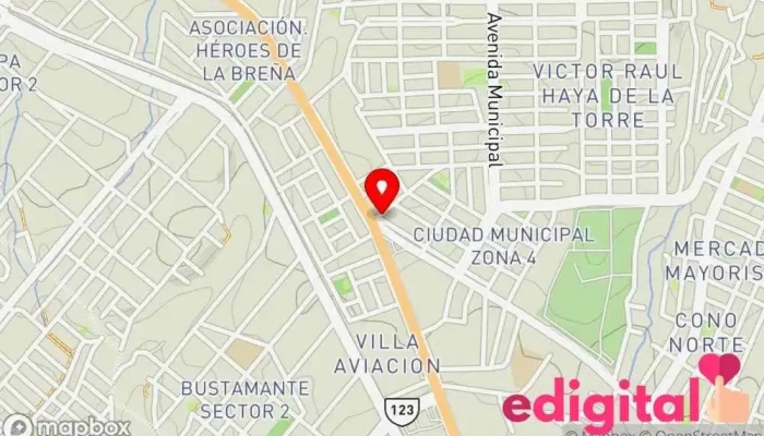mapa de Mi Farma Farmacia en Cercado De Arequipa