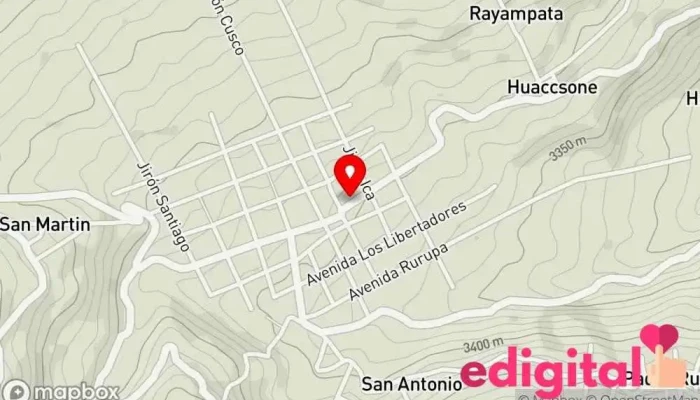 mapa de MICRO RED Ranracancha Hospital en F99V+4VM