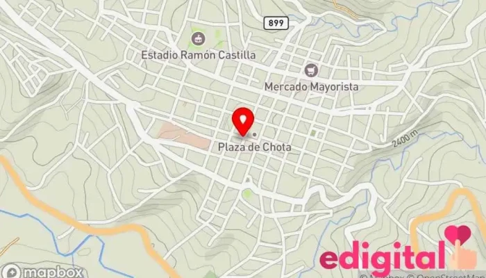 mapa de MiFarma Farmacia en Chota