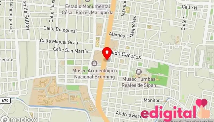 mapa de Mifarma Farmacia en Pomalca