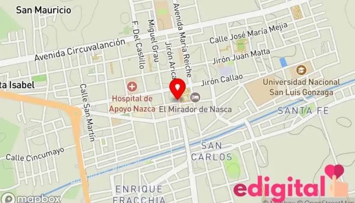 mapa de Mifarma Farmacia en Nasca