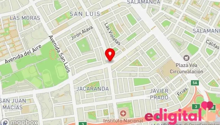 mapa de Mifarma Farmacia en San Luis