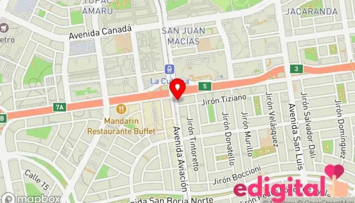 mapa de Mifarma Farmacia en Lima