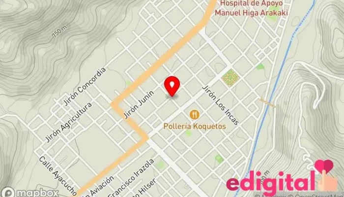 mapa de Mirefarma Farmacia en Satipo