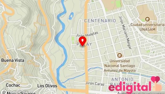 mapa de Movil Tours Bus stop en Huaraz