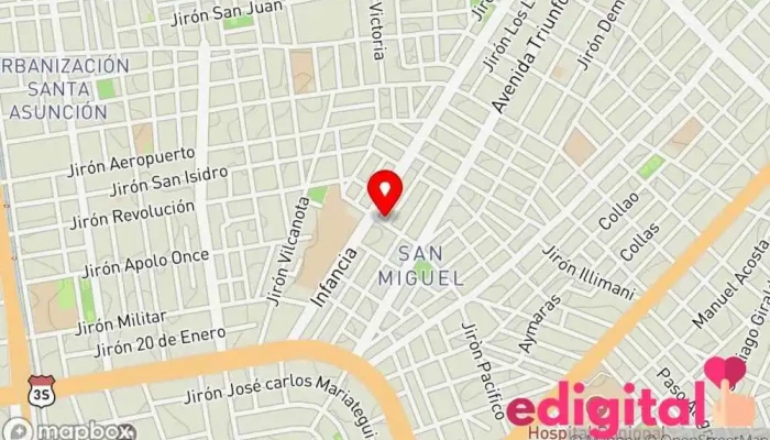 mapa de MULTISERVICIOS 