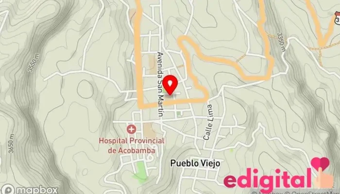 mapa de Municipalidad Provincial de Acobamba Diputación en Acobamba
