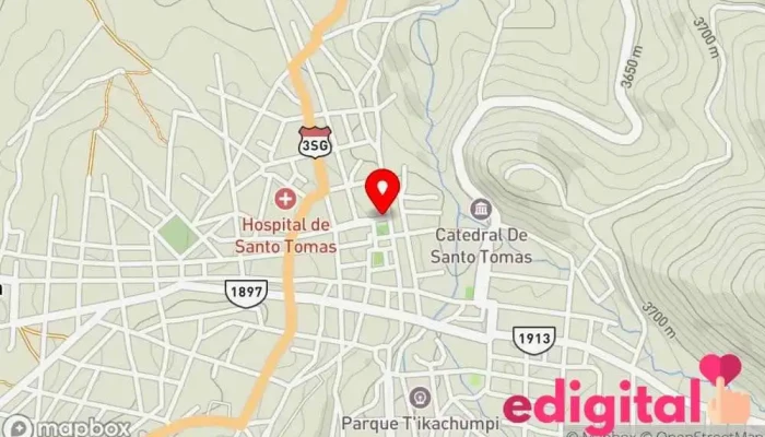 mapa de Municipalidad Provincial de Chumbivilcas Ayuntamiento en Santo Tomás