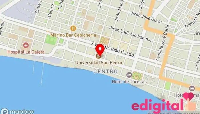 mapa de Oltursa Agencia Chimbote Servicio de transporte en Chimbote