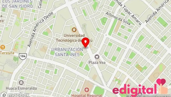 mapa de Paijan Toors S.A.C Servicio de transporte en +51