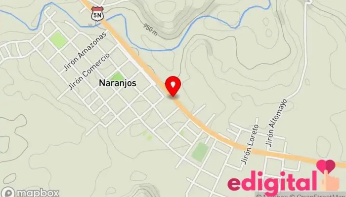 mapa de Pasaje 7 de junio Farmacia en Naranjos
