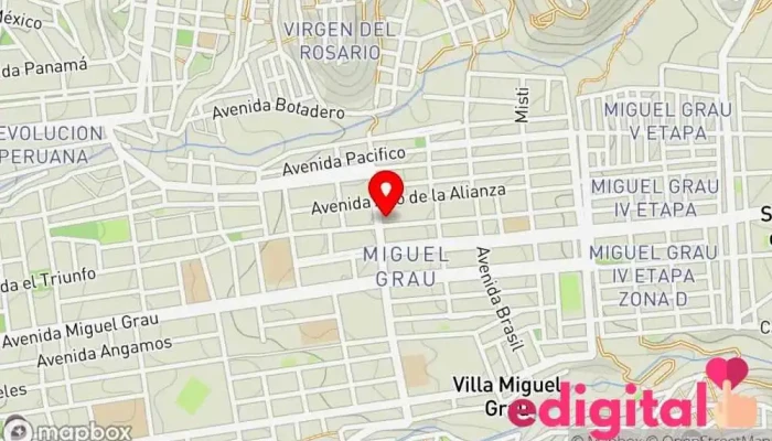 mapa de Paucarpata Farmacia en Arequipa