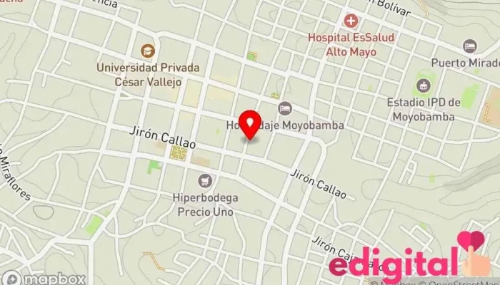 mapa de Pet Shop Mi Fiel Amigo Farmacia veterinaria en Moyobamba