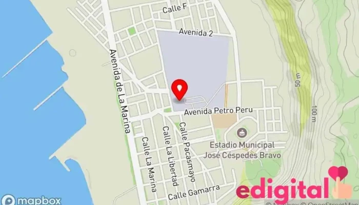 mapa de Petroperú Terminal Salaverry Empresa de petróleo y gas natural en Salaverry 13611