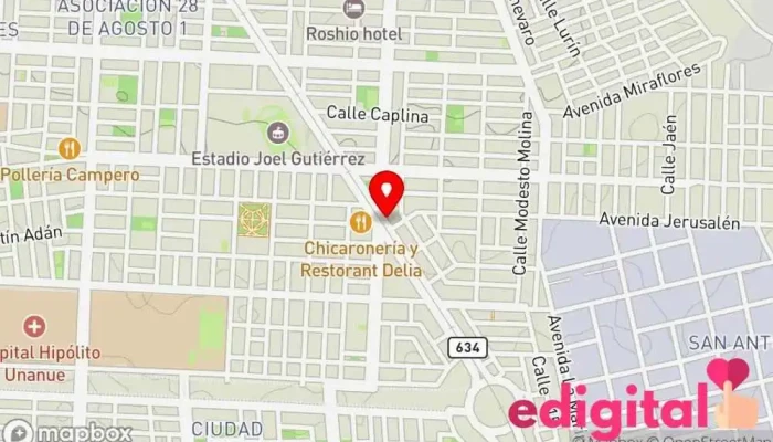 mapa de pharmasalud Farmacia en Tacna