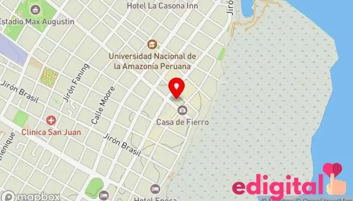 mapa de Plaza Mayor de Iquitos Parque local, Parque en Iquitos