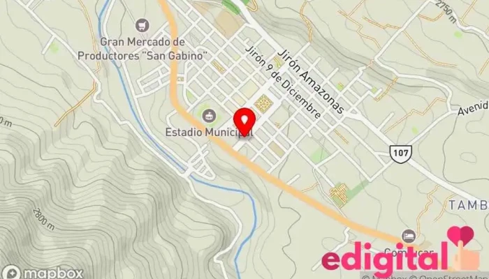 mapa de POLICLINICO CRUZ VERDE Seguridad y salud ocupacional, Centro de diagnóstico por imagen en Carhuaz