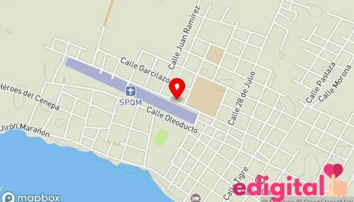 mapa de Policlinico Farmacia en San Lorenzo
