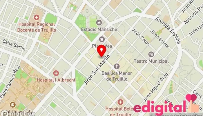 mapa de ProDerma Farmacia en Trujillo