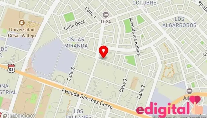 mapa de Quillabamba Farmacia en Piura