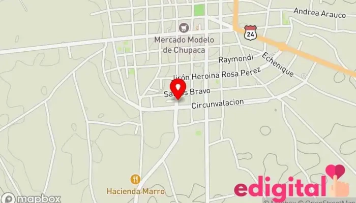 mapa de Red De Salud Chupaca Centro de salud comunitario en Chupaca