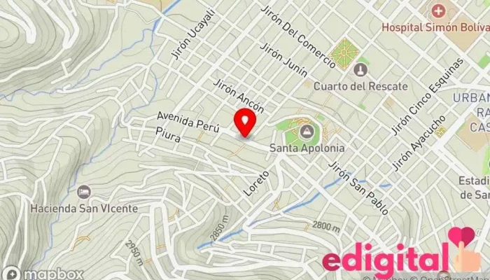 mapa de Rodrifarma Farmacia en Cajamarca