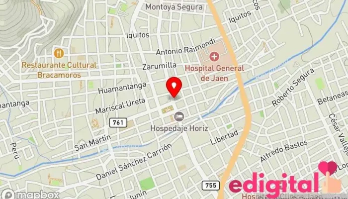 mapa de Santa Natura Farmacia en Jaén