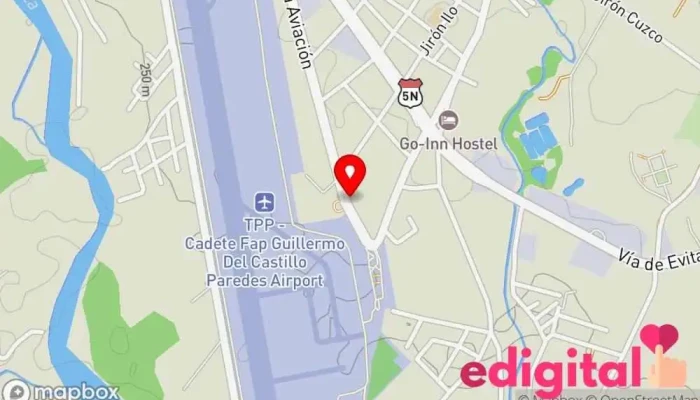 mapa de Servipharma Farmacia en Tarapoto