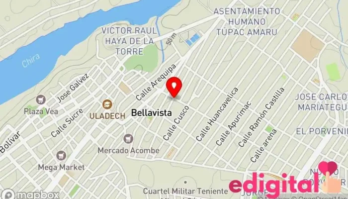 mapa de Sullana, Piura Sociedad de viviendas en Sullana