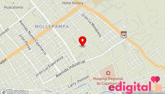 mapa de Ten Calma Y Confia Farma Botica Farmacia en Cajamarca