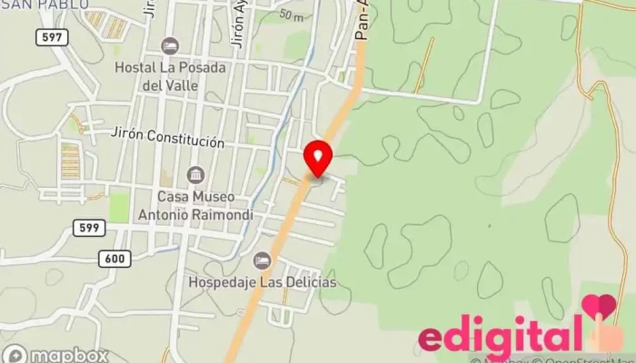 mapa de Terminal de bicicletas Aparcamiento para bicicletas en San Pedro de Lloc 13801