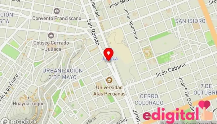 mapa de Terminal de Combis a Puno Servicio de transporte en Juliaca 21104