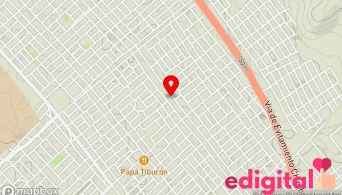 mapa de Terminal de microbuses Expreso Villa Sur Servicio de transporte en Nuevo Chimbote