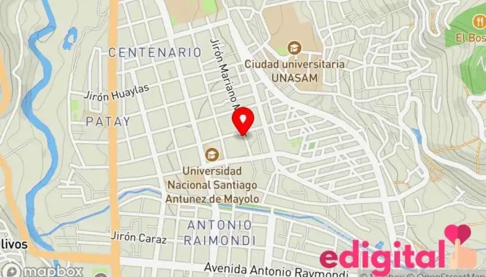 mapa de terminal huaraz Empresa de autobuses en Huaraz