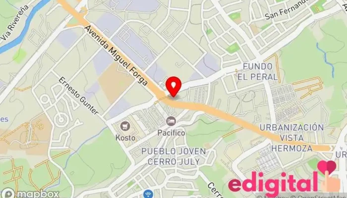 mapa de Terminal Misti Servicio de transporte en José Luis Bustamante y Rivero