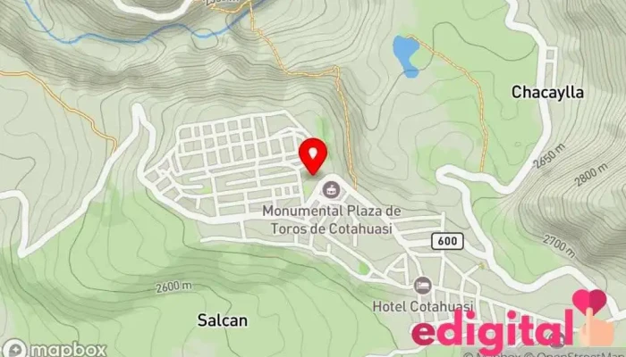 mapa de Terminal Terrestre de Cotahuasi Empresa de autobuses en Cotahuasi