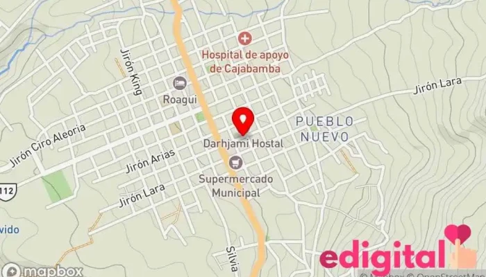 mapa de Terminal Terrestre Para Luchubamba Servicio de transporte en Cajabamba 06351