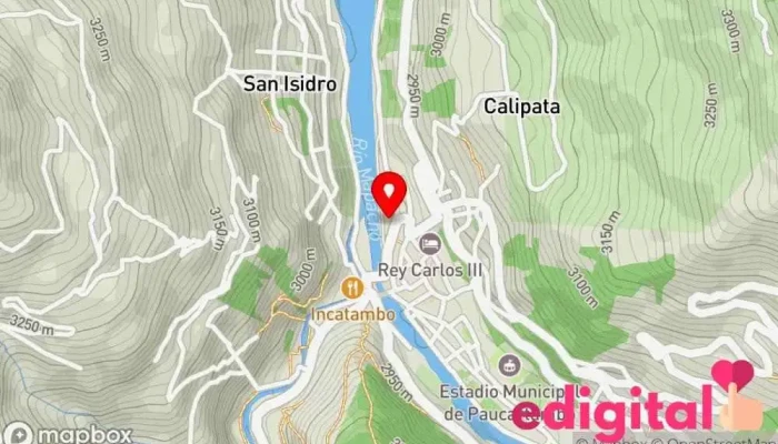 mapa de Terminal Terrestre Paucartambo Oficinas de empresa en Paucartambo