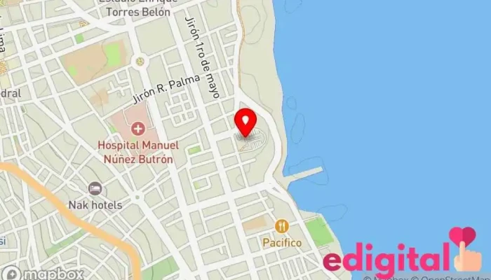 mapa de Terminal Terrestre Puno Estación de autobuses en Puno