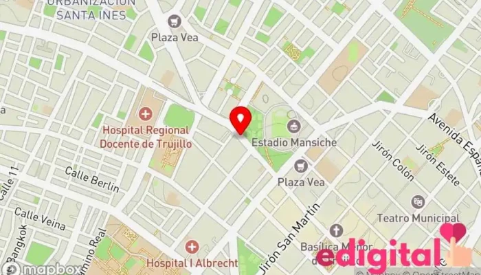 mapa de Transp. El Sol Servicio de transporte en Trujillo 13011