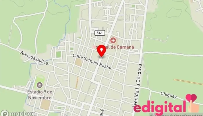 mapa de Turismo Civa S.A.C. Servicio de transporte en Camaná