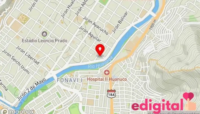 mapa de Turismo J Y J Internacional S.C.R.L. Empresa de autobuses en abtao 10001